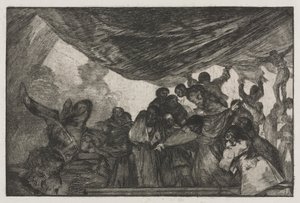 ことわざ：クリアフォリー、1864。 作： Francisco de Goya