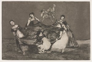ことわざ：女性の愚かさ 作： Francisco de Goya