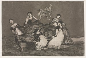 ことわざ：フェミニン・フォリー、1864年。 作： Francisco de Goya