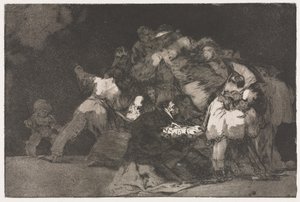 ことわざ：一般的な愚かさ 作： Francisco de Goya