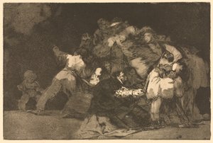 ことわざ：1864年、フォリー将軍。 作： Francisco de Goya