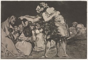 箴言: 結婚の愚かさ 作： Francisco de Goya
