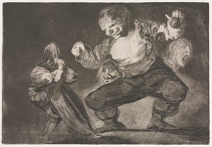 箴言：シンプトン 作： Francisco de Goya