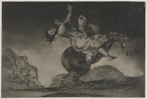 箴言: 馬を誘拐する者 作： Francisco de Goya