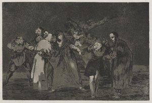 ことわざ: 傷は性急な言葉よりも早く治る 作： Francisco de Goya