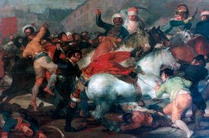 1808年5月2日：マメルークの告発、1814年 作： Francisco de Goya