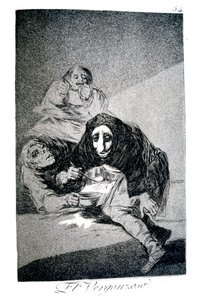 The Shamefaced One、1799 作： Francisco de Goya