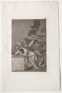 理性の眠りは怪物を生む 作： Francisco de Goya