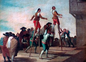 支柱、c1785 作： Francisco de Goya