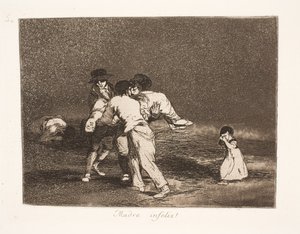 不幸な母 (50) 作： Francisco de Goya