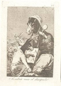 生徒は教師よりも多くのことを知っていますか? 作： Francisco de Goya