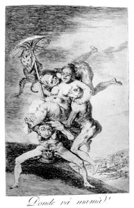 1799年の母の行き先 作： Francisco de Goya