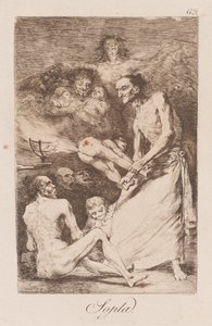 風 18世紀後半～19世紀初頭（プリント 作： Francisco de Goya