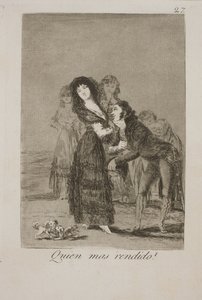 謙虚な僕 作： Francisco de Goya