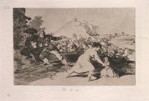 Yo lo vi (I Saw It) 作： Francisco de Goya