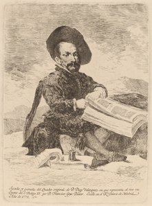 ドワーフ (ドワーフ) 作： Francisco de Goya after Diego Velázquez