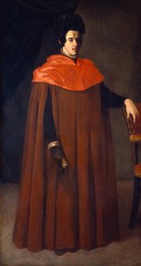 法学博士、1635 作： Francisco de Zurbaran