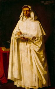 ジェロニモ・ペレス神父の肖像 フランシスコ・デ・ズルバラン（1598-1664）の絵 作： Francisco de Zurbaran