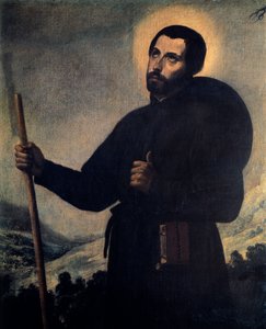 聖フランシスコ・ザビエル（1506-1552 作： Francisco de Zurbaran