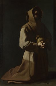 瞑想中の聖フランシス、1635-1640