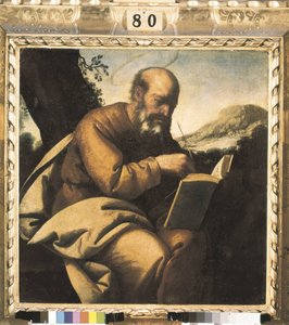 聖ルカ。 1633年（キャンバスに油彩） 作： Francisco de Zurbaran