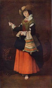 アンティオキアの聖マーガレット、c1630、1937 作： Francisco de Zurbaran