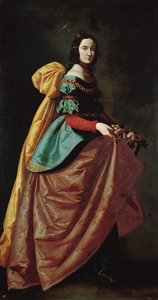 トレドの聖カシルダ 1640年頃 油彩・カンヴァス 作： Francisco de Zurbaran