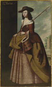 アンティオキアの聖マーガレット、1656 作： Francisco de Zurbaran