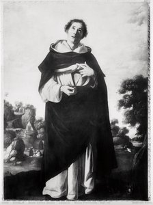 祝福されたヘンリースーソ、1636-38年頃 作： Francisco de Zurbaran