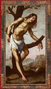 聖セバスチャンの殉教c。 1650。 作： Francisco de Zurbaran