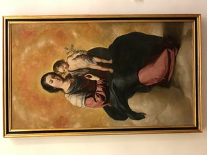 フランシスコ・デ・ズルバラン - ロザリオの聖母 作： フランシスコ・デ・スルバラン