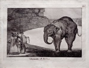 動物の愚行 作： Francisco de Goya