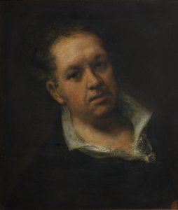セルフポートレート 作： Francisco de Goya