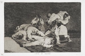 シリーズ「戦争の災害」と同じ 作： Francisco de Goya
