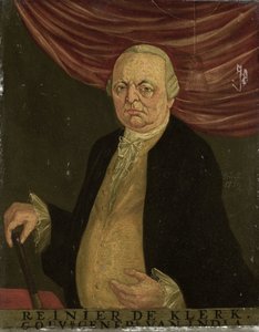 オランダ東インド会社の総督ライニエ・デ・クラークの肖像 作： Franciscus Josephus Fricot (attributed to)