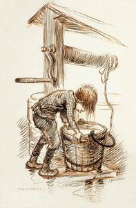 ジュール・ルナール作「ポイル・ド・カロット」（ニンジンの頭）の挿絵（1894年）