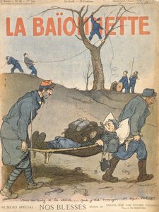 「Our Wounded」、「La Baionette」誌の表紙