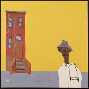 男, 2001 （ミクストメディア、キャンバス） 作： Francks Deceus