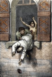 中世：教皇ヨハネ12世の死 作： Franco Mistrali