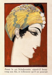 表紙、「プリンセス・ブドゥールの歴史-千と一夜の物語」より