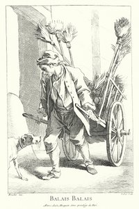 ほうき売り（彫刻 作： Francois (after) Boucher