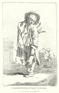 煙突掃除（彫刻 作： Francois (after) Boucher
