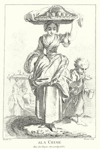 クリームセラー（刻印 作： Francois (after) Boucher