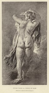 お風呂の中のヴィーナス」の研究 作： Francois (after) Boucher