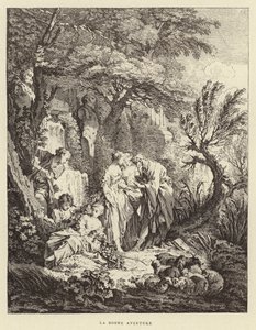 ザ・グッド・アドベンチャー」（エングレービング 作： Francois (after) Boucher
