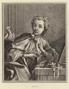 ル・マタン（彫刻 作： Francois (after) Boucher