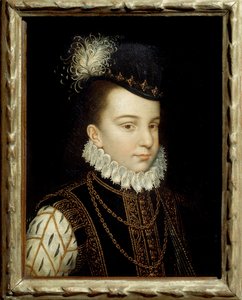 アレンコン公フランソワ・ヘラクレス・オブ・フランス（1554-1584）の肖像。フランソワ・クルエ（1515-1572）の工房の絵 作： Francois (workshop of) Clouet