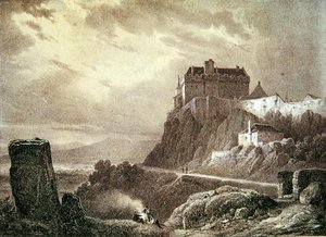 ヴィルヌーヴが刻まれたスターリング城 作： Francois Alexandre Pernot