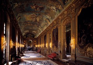 ホテル・ド・トゥールーズのゴールデン・ギャラリー。 Francois-Antoine Vasse (1681-1736) による建築