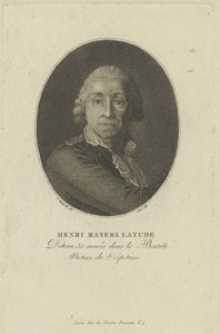 アンリ・マザー・ド・ラトゥド1725-1805の肖像、c。 1793年。 作： Francois Bonneville